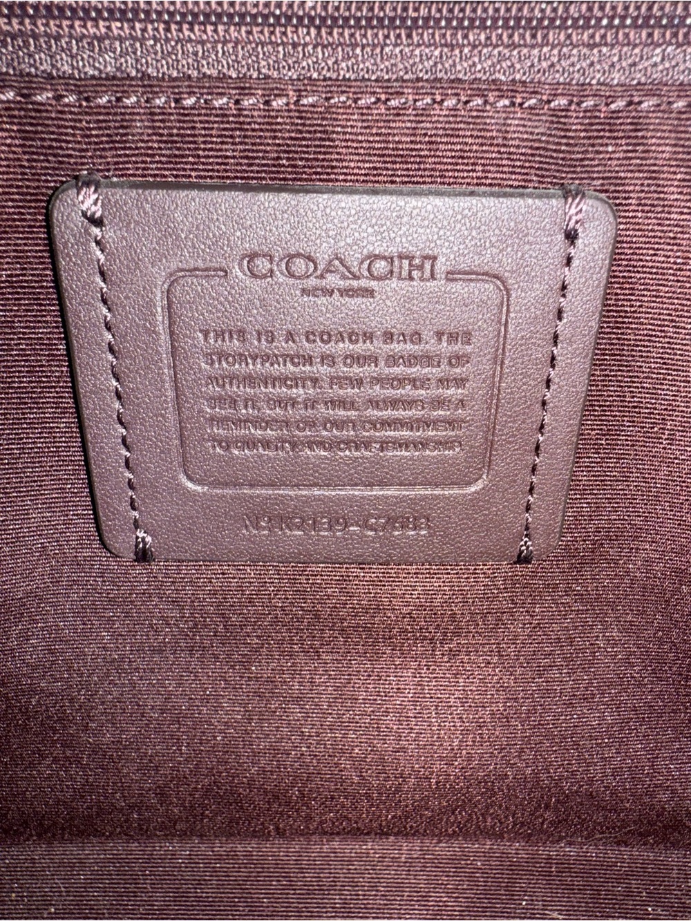 Ruby Red Coach DEMPSEY TOTE 22 w/ Coach Patch & Heart Charm ♥️ - Picture 4 of 8